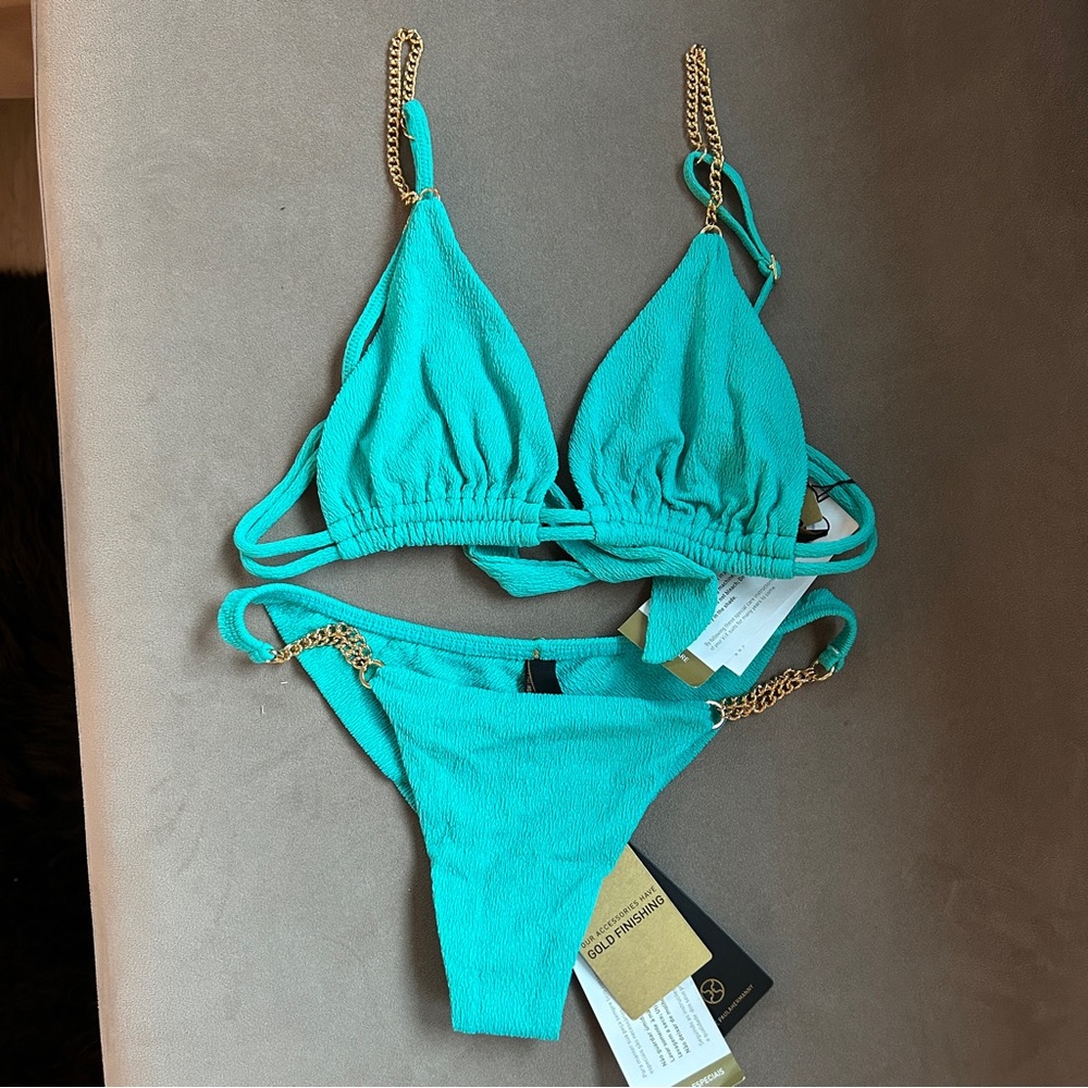 Vix D Cup bikini bra and Medium bikini bottom NWT